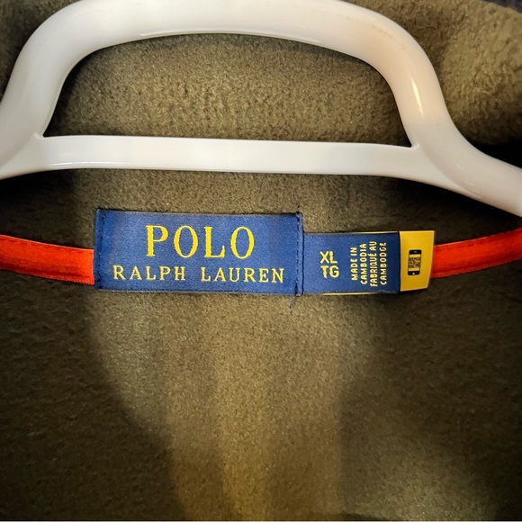 Polo Ralph Lauren Fleece Mockneck Snap Pullover Size XL - Picture 3 of 8